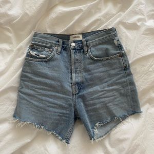 AGOLDE Riley shorts in snapshot